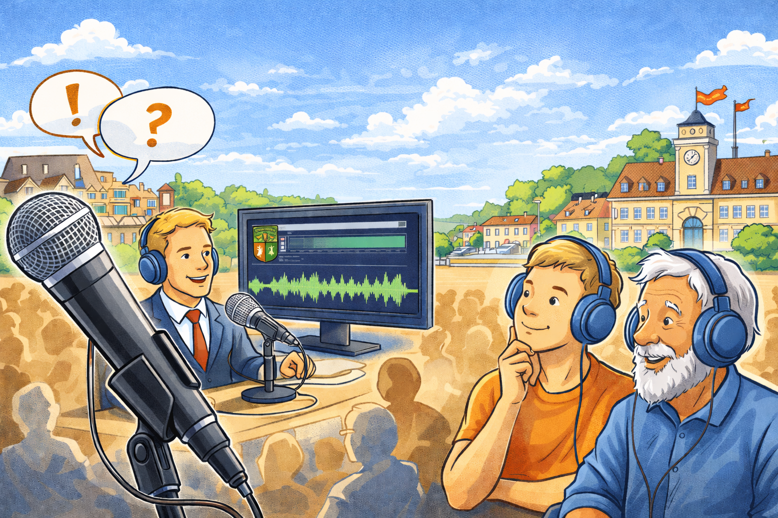 Neuer Rathaus-Podcast gestartet: Ein Schritt näher an den Menschen